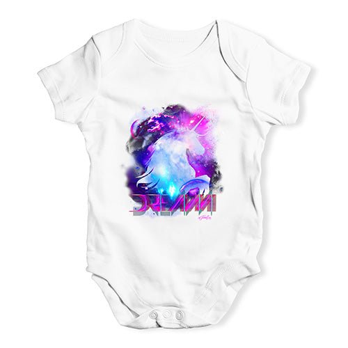 Purple Dream Unicorn Baby Unisex Baby Grow Bodysuit