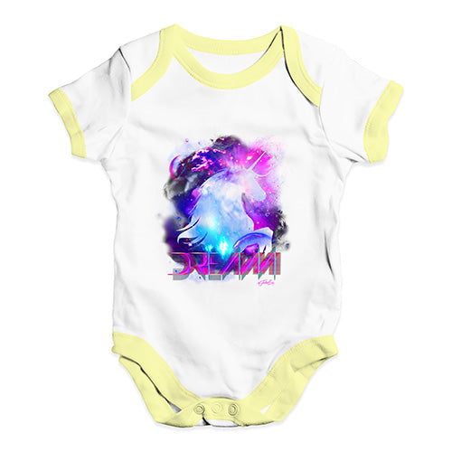 Purple Dream Unicorn Baby Unisex Baby Grow Bodysuit