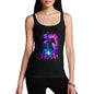 Womens Funny Tank Top Purple Dream Unicorn Women's Tank Top Small Black