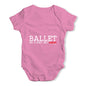 Ballet Like A Sport Only Harder Baby Unisex Baby Grow Bodysuit