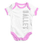 Ballet Side Print Baby Unisex Baby Grow Bodysuit