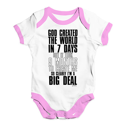 I'm A Big Deal 9 Months Baby Unisex Baby Grow Bodysuit