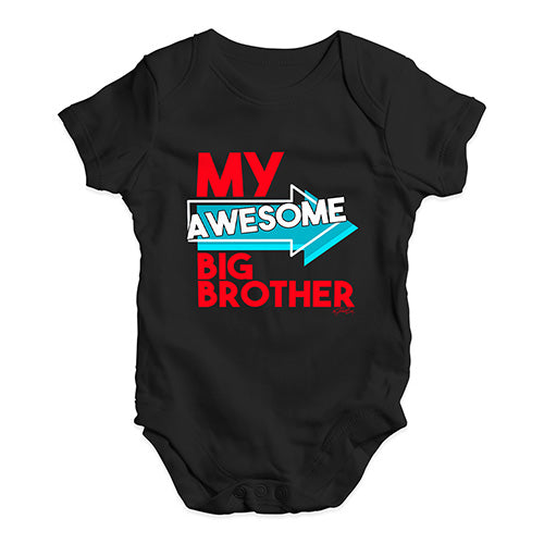 My Awesome Big Brother Baby Unisex Baby Grow Bodysuit