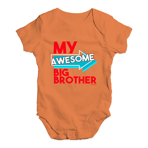 My Awesome Big Brother Baby Unisex Baby Grow Bodysuit