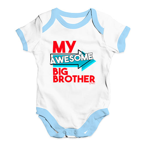 My Awesome Big Brother Baby Unisex Baby Grow Bodysuit