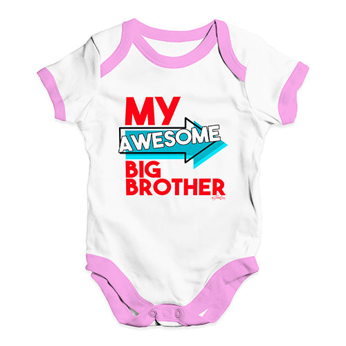 My Awesome Big Brother Baby Unisex Baby Grow Bodysuit