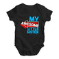 My Awesome Little Sister Baby Unisex Baby Grow Bodysuit