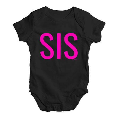 Sis Sister Baby Unisex Baby Grow Bodysuit