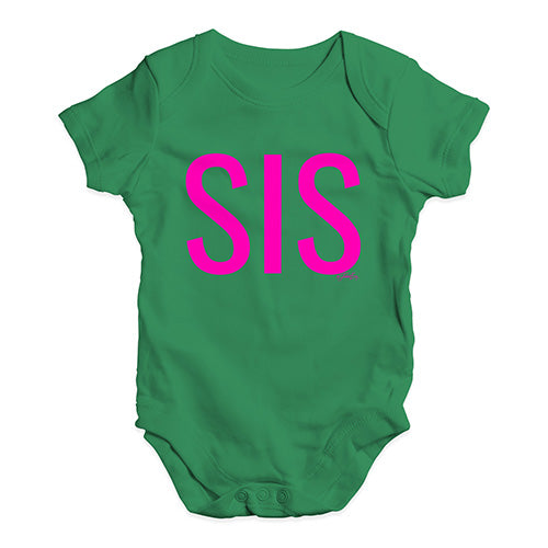 Sis Sister Baby Unisex Baby Grow Bodysuit