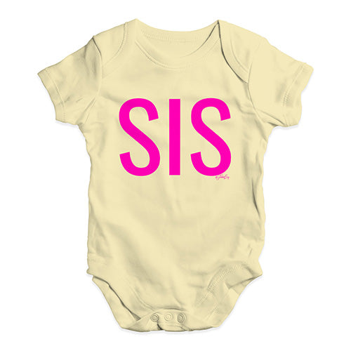 Sis Sister Baby Unisex Baby Grow Bodysuit
