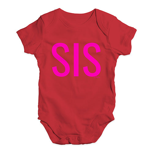 Sis Sister Baby Unisex Baby Grow Bodysuit