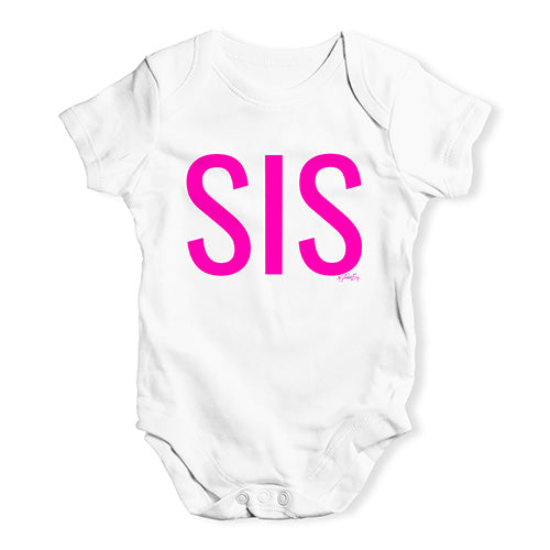 Sis Sister Baby Unisex Baby Grow Bodysuit