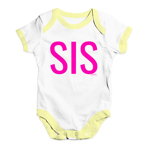 Sis Sister Baby Unisex Baby Grow Bodysuit