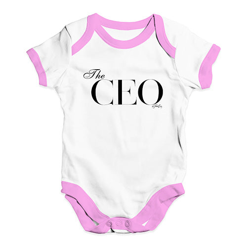 The CEO Baby Unisex Baby Grow Bodysuit