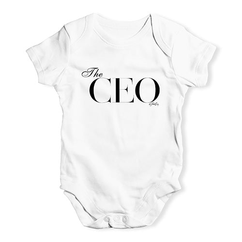 The CEO Baby Unisex Baby Grow Bodysuit