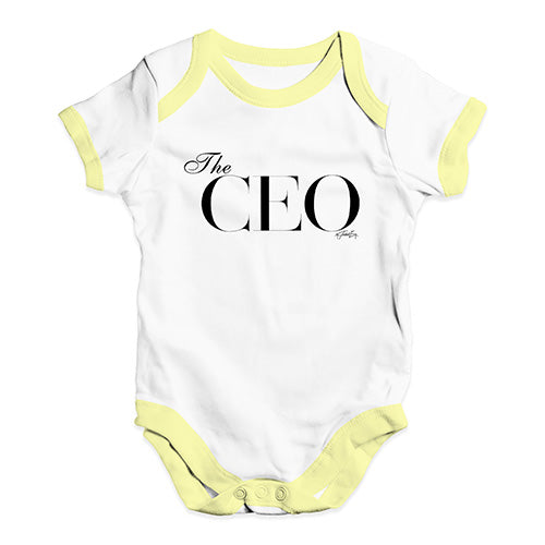 The CEO Baby Unisex Baby Grow Bodysuit