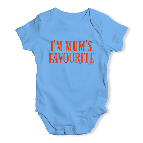 I'm Mum's Favourite Baby Unisex Baby Grow Bodysuit