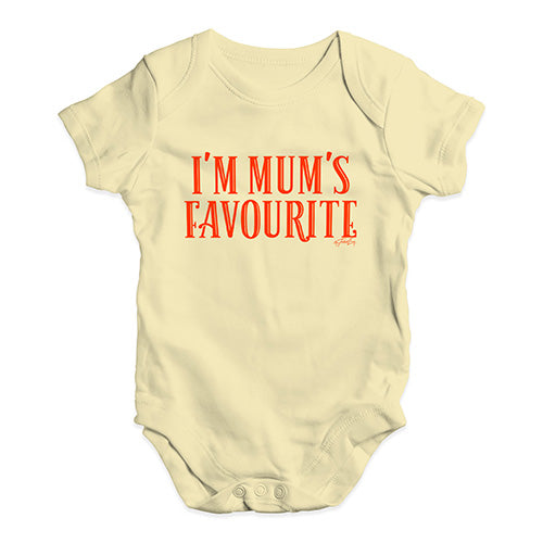 I'm Mum's Favourite Baby Unisex Baby Grow Bodysuit