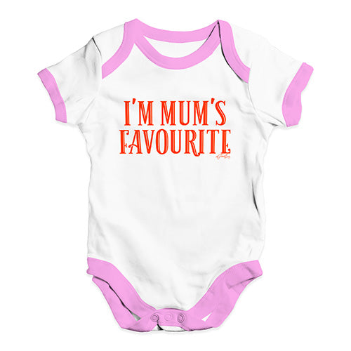 I'm Mum's Favourite Baby Unisex Baby Grow Bodysuit