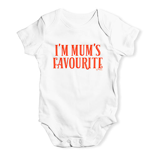 I'm Mum's Favourite Baby Unisex Baby Grow Bodysuit