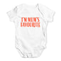 I'm Mum's Favourite Baby Unisex Baby Grow Bodysuit