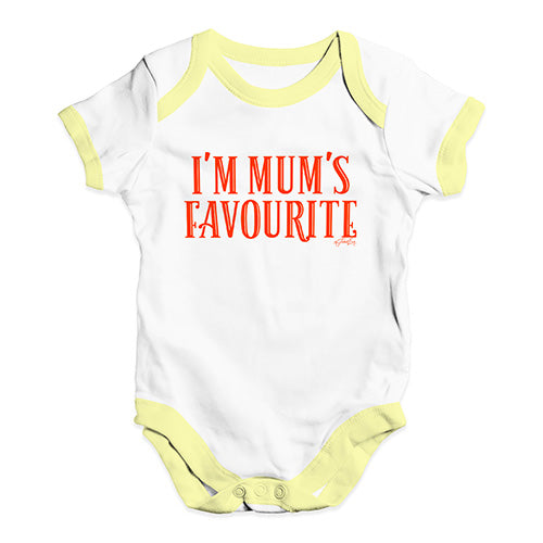 I'm Mum's Favourite Baby Unisex Baby Grow Bodysuit