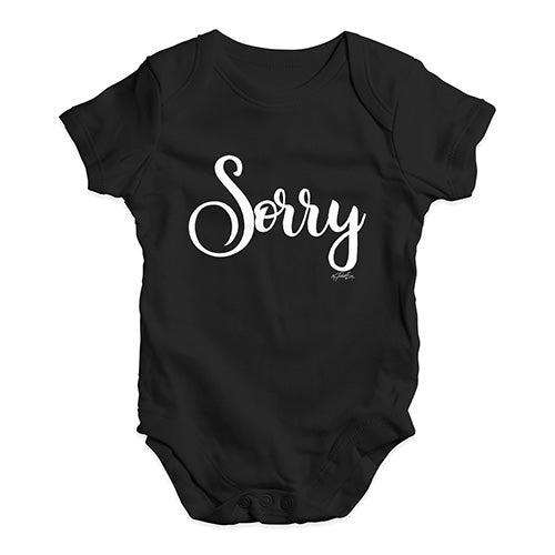 Sorry Baby Unisex Baby Grow Bodysuit