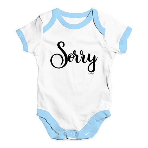Sorry Baby Unisex Baby Grow Bodysuit