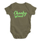 Funny Infant Baby Bodysuit Onesies Cheeky Sprout Baby Unisex Baby Grow Bodysuit 12 - 18 Months Khaki