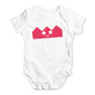 Baby Boy Clothes Christmas Crown Baby Unisex Baby Grow Bodysuit 18 - 24 Months White