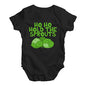 Funny Infant Baby Bodysuit Hold The Sprouts Baby Unisex Baby Grow Bodysuit 6 - 12 Months Black