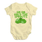 Babygrow Baby Romper Hold The Sprouts Baby Unisex Baby Grow Bodysuit 3 - 6 Months Lemon