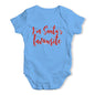 Baby Onesies I'm Santa's Favourite Baby Unisex Baby Grow Bodysuit 18 - 24 Months Blue