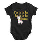 Funny Baby Clothes Fa La La La Llama Baby Unisex Baby Grow Bodysuit 12 - 18 Months Black