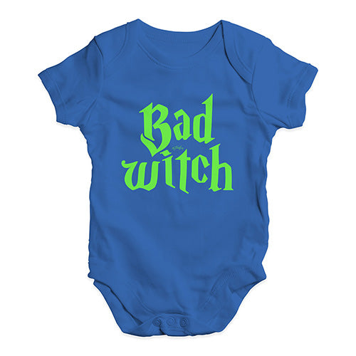Funny Infant Baby Bodysuit Bad Witch Baby Unisex Baby Grow Bodysuit 18 - 24 Months Royal Blue