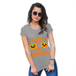 Funny Tshirts For Women Checking Out My Pumpkins Women's T-Shirt Small Light Grey