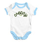 Cute Infant Bodysuit Creppy Creepy Baby Unisex Baby Grow Bodysuit 0 - 3 Months White Blue Trim