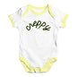 Bodysuit Baby Romper Creppy Creepy Baby Unisex Baby Grow Bodysuit 3 - 6 Months White Yellow Trim