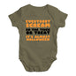 Cute Infant Bodysuit Everybody Scream Baby Unisex Baby Grow Bodysuit 12 - 18 Months Khaki