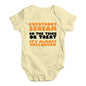 Funny Baby Clothes Everybody Scream Baby Unisex Baby Grow Bodysuit 0 - 3 Months Lemon