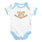 Baby Girl Clothes Filled With Shenanigans Baby Unisex Baby Grow Bodysuit 3 - 6 Months White Blue Trim