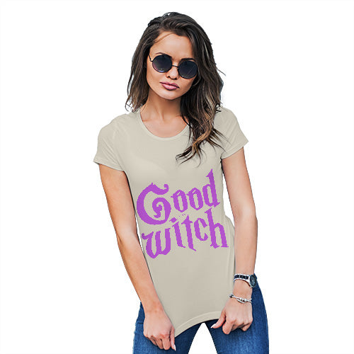 Womens Novelty T Shirt Good Witch Women's T-Shirt X-Large Natural