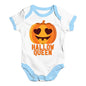 Funny Baby Onesies Hallow Queen Baby Unisex Baby Grow Bodysuit 6 - 12 Months White Blue Trim