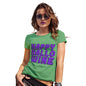 Womens Funny T Shirts Happy Hallo Wine Women's T-Shirt Medium Green