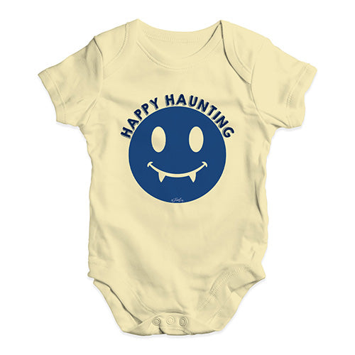 Baby Onesies Happy Haunting Baby Unisex Baby Grow Bodysuit 12 - 18 Months Lemon