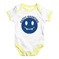 Funny Baby Bodysuits Happy Haunting Baby Unisex Baby Grow Bodysuit 3 - 6 Months White Yellow Trim