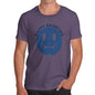 Funny Tee For Men Happy Haunting Men's T-Shirt Small Plum