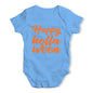 Funny Baby Bodysuits Happy Holla Ween Baby Unisex Baby Grow Bodysuit New Born Blue