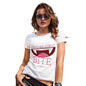 Funny Tee Shirts For Women Love At First Bite Women's T-Shirt Large White