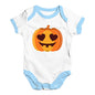 Baby Onesies Love Pumpkin Baby Unisex Baby Grow Bodysuit 18 - 24 Months White Blue Trim